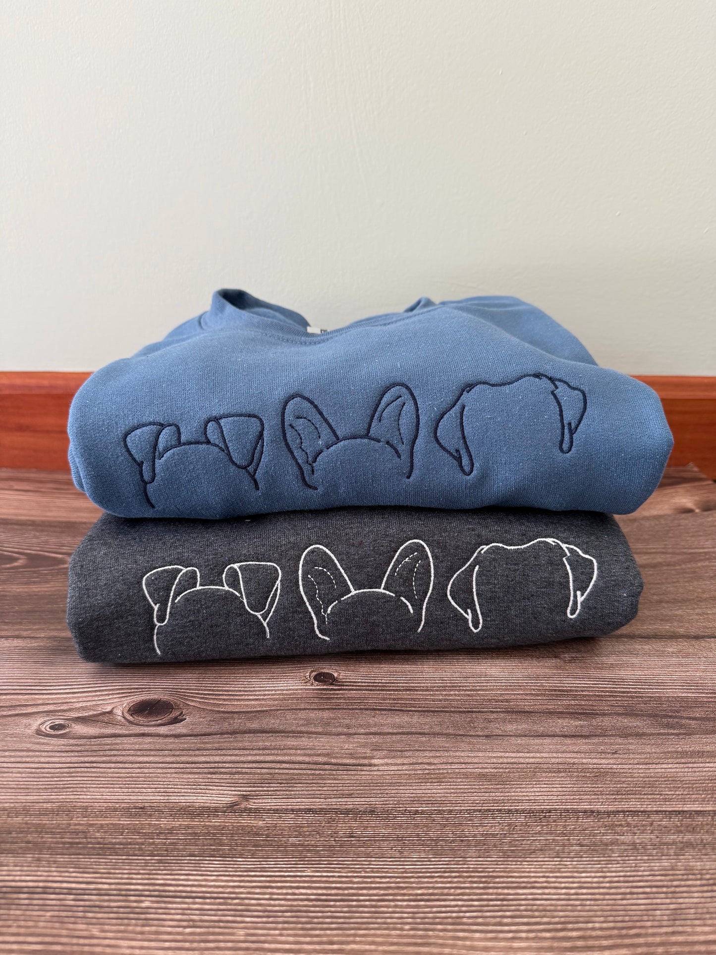 Embroidered Dog Sweatshirt